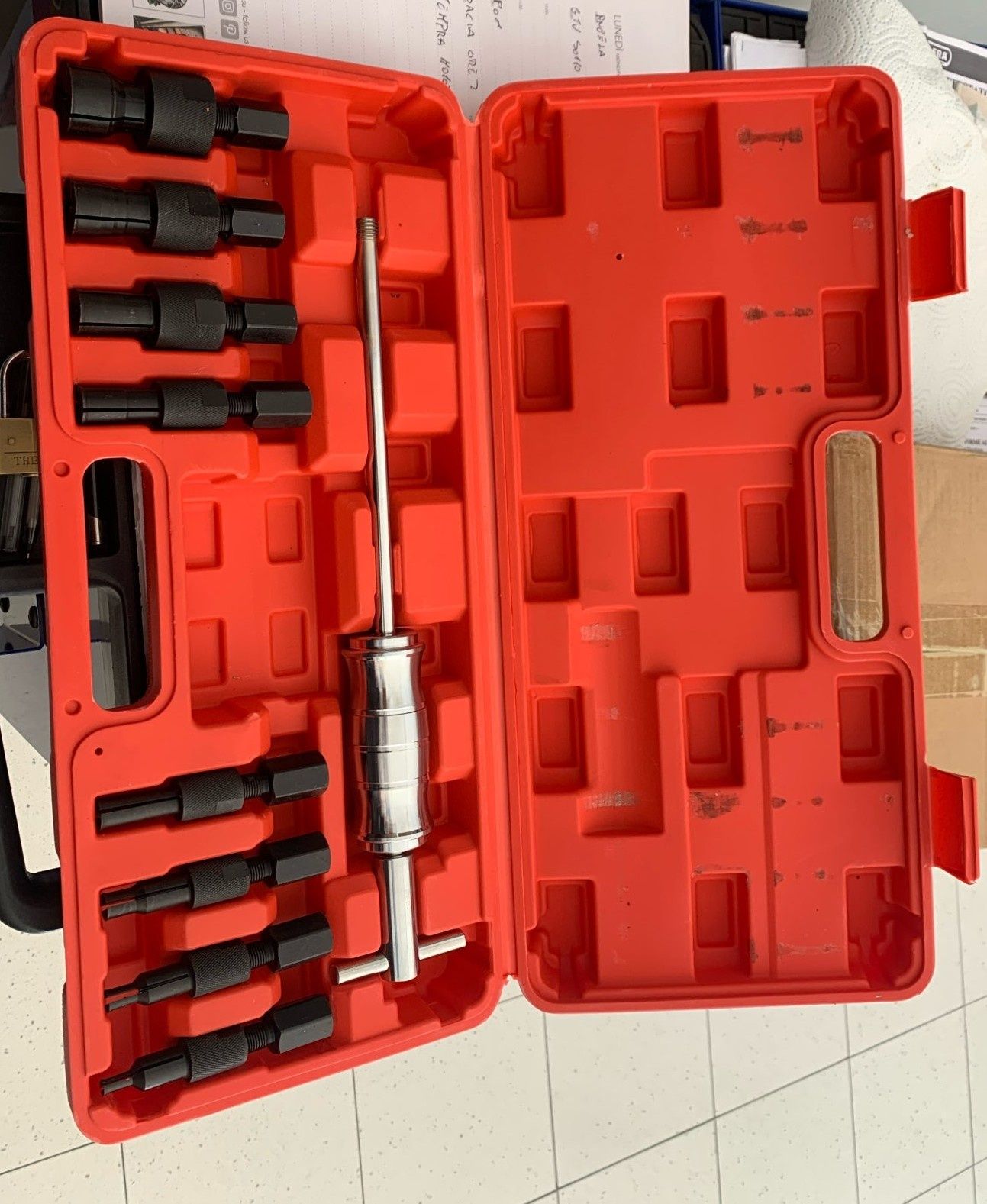 Extrator de rolamentos internos 8-32mm com deslizador | NOVOS
