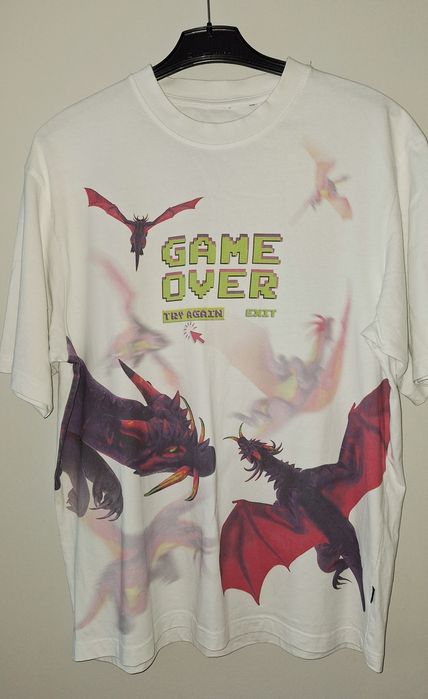 Koszulka t-shirt Game Over rozmiar L