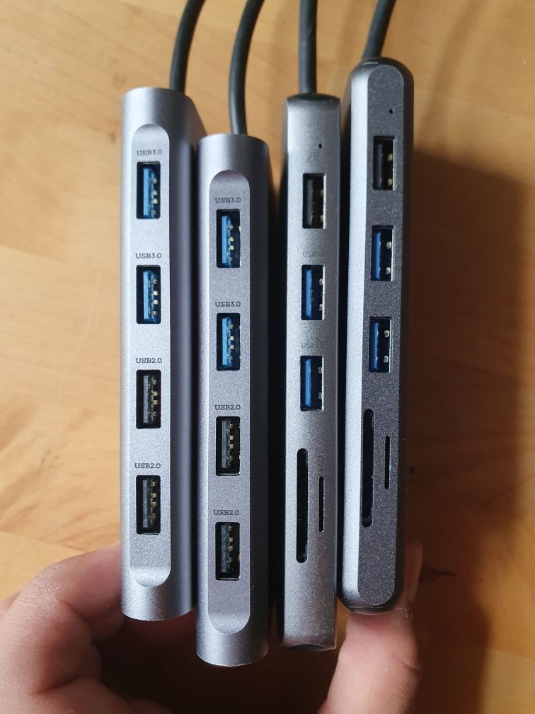 HUB USB-C stacja dokująca HDMI, Ethernet, SD