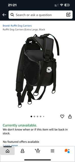 Plecak Transporter dla psów Ruffit Dog Carriers "L"