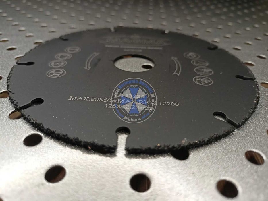 tarcza do drewna 125mm Tarcza diamentowa  drewna z gwoździami 125 mm