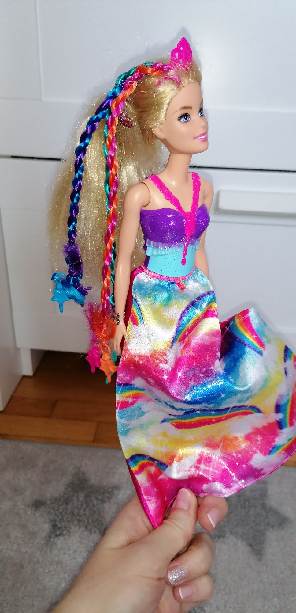 Barbie Magiczny Warkocz, gratis laleczka LOL, lalki