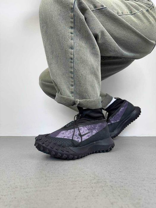 Мужские кроссовки Nike ACG Mountain Fly GORE-TEX Black Violet. 40-45