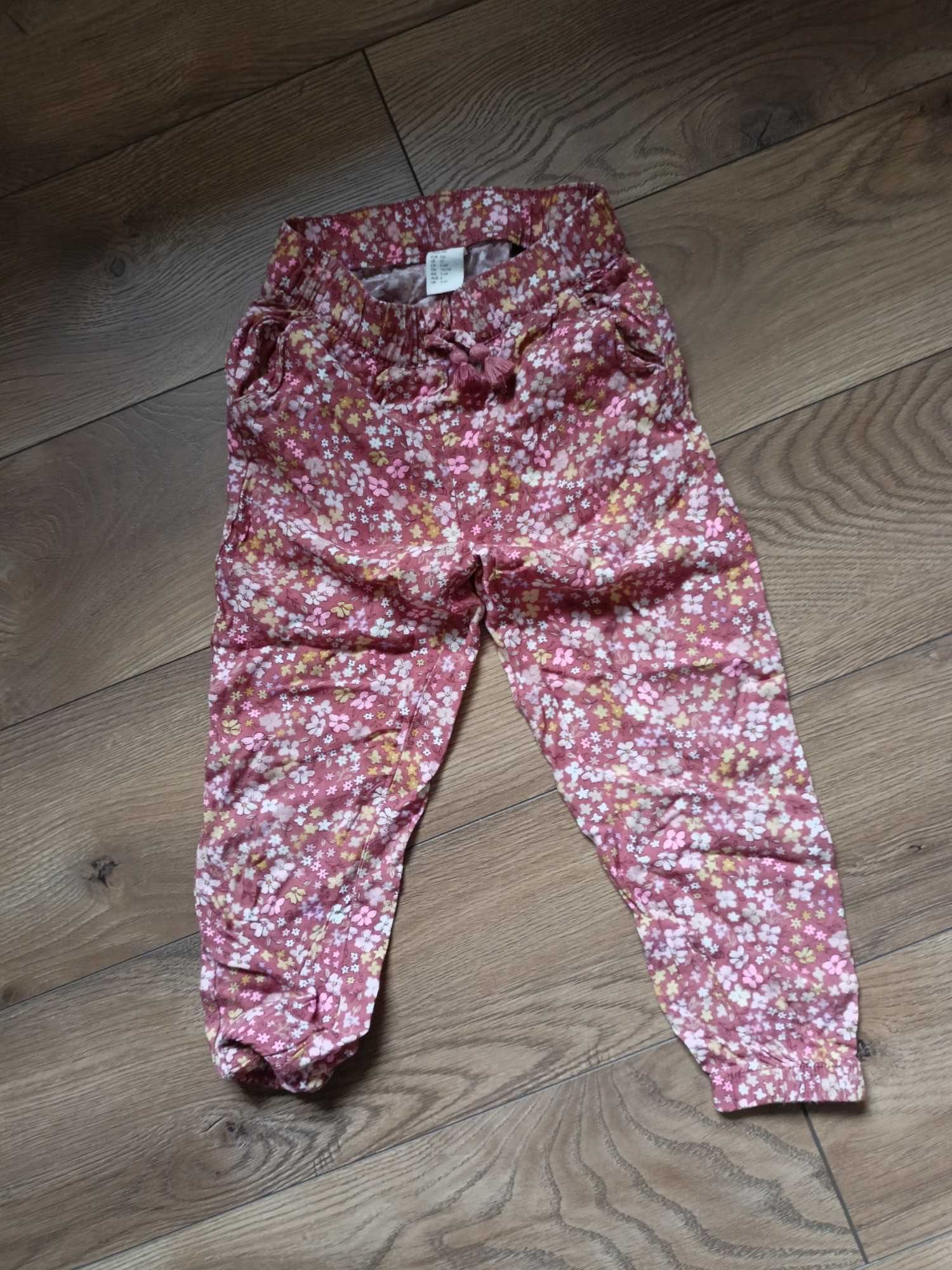 Spodnie jogger 104 dziewczynka lato