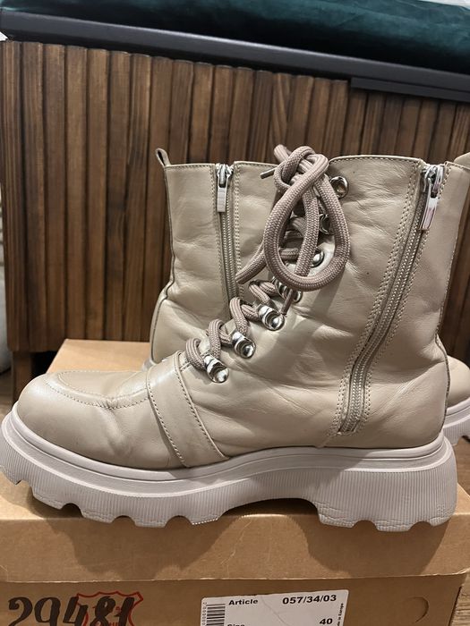 Шкіряні зимові черевики