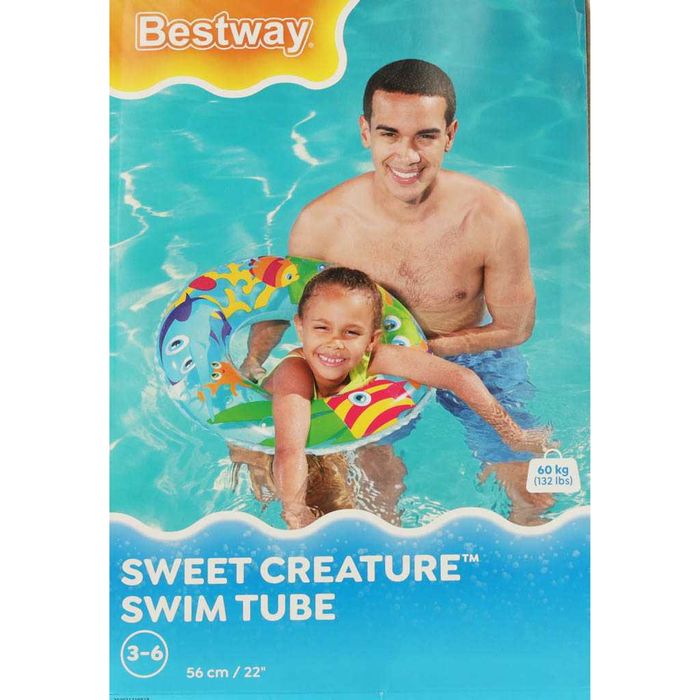 Kółko do pływania dmuchane BESTWAY rybki 56cm