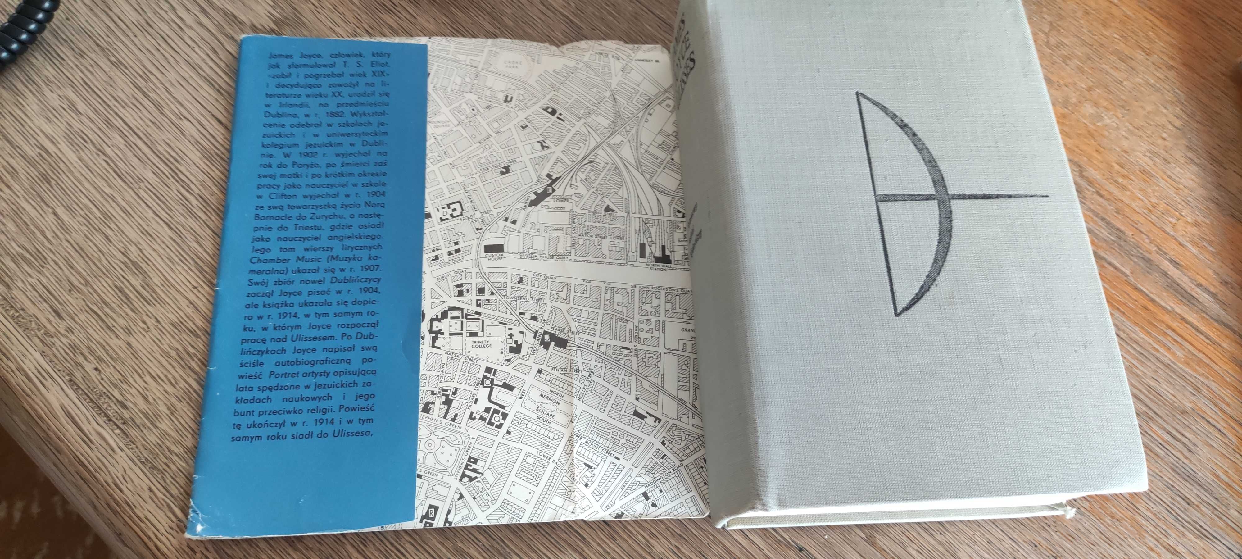 Ulisses James Joyce, mapka Dublina