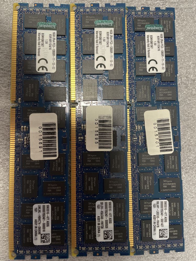 DDR 3 16Gb 1600 ECC REG Kingston