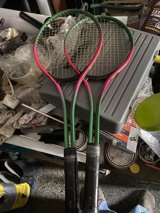 Raquetes como novas