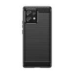 Etui Silikonowe Carbon Case Do Motorola Edge 40 Pro - Czarne