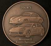 Medal kolekcjonerski Porsche – Timeless History, Mission E & 356 Nr 1
