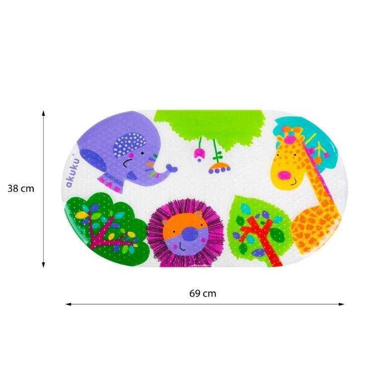 Mata antypoślizgowa do wanny 69x39 cm Akuku A0655