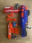 Nerf Trilogy DS-15, stryfe, nano fire, mega magnus. Bez pocisków