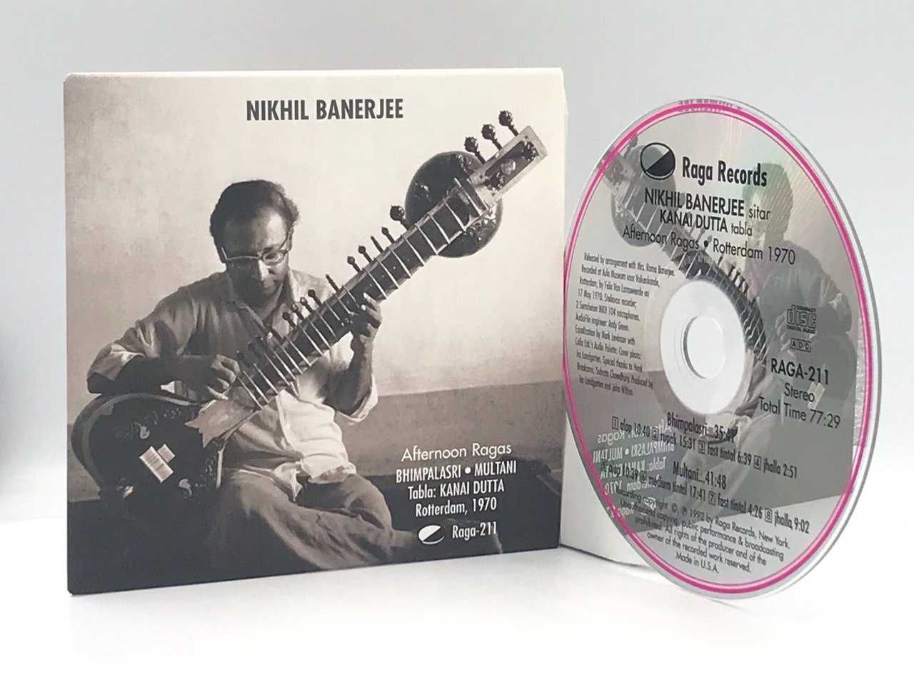 Banerjee, Nikhil – Afternoon Ragas - Rotterdam 1970 (1992, U.S.A.)