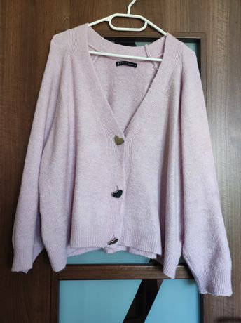 Liliowy sweterek damski Mohito M