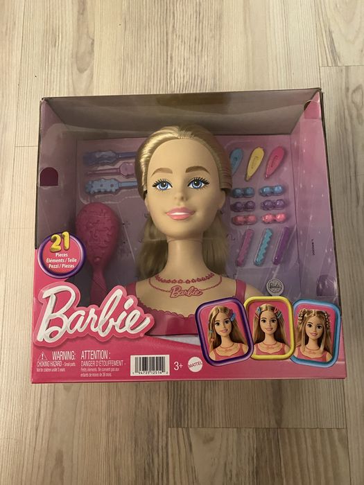 Barbie głowa do czesania Matel Wrocław lalka nowa