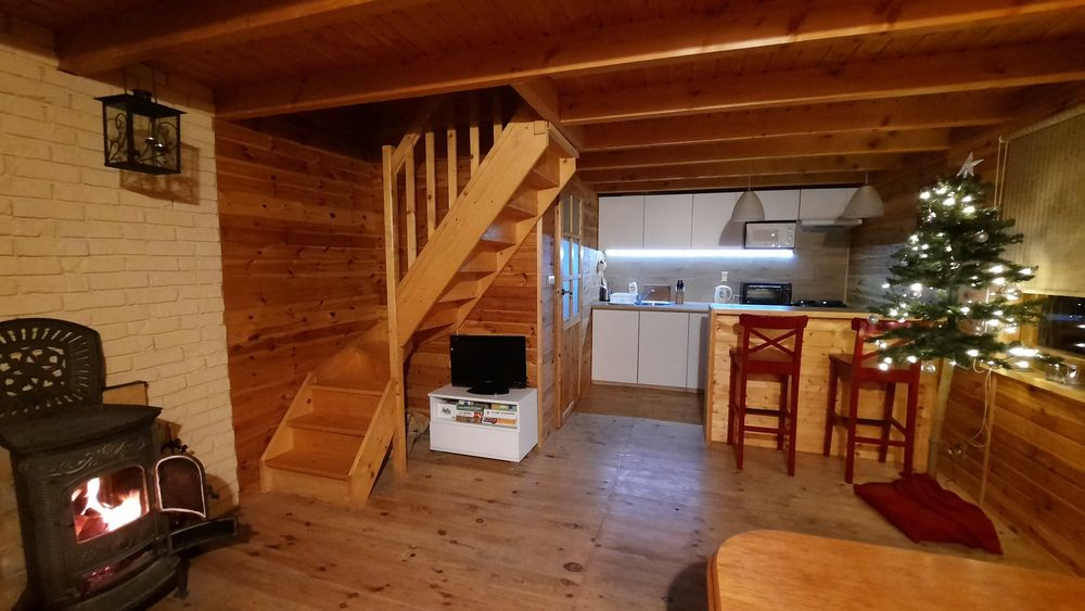 Domek nad jeziorem na kaszubach BALIA JACUZZI