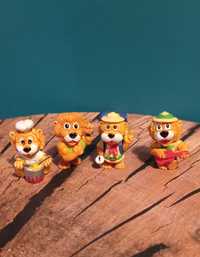 Kinder Suprise Kinder niespodzianka zestaw 4 figurek lwy 1993 r.