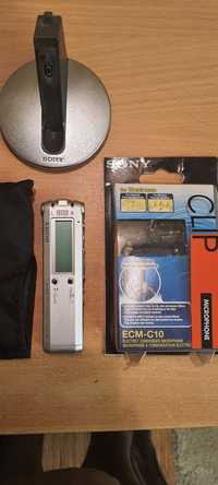 Качественный цифровий диктофон Sony ICD-SX68 и микрофон Sony ECM-C10