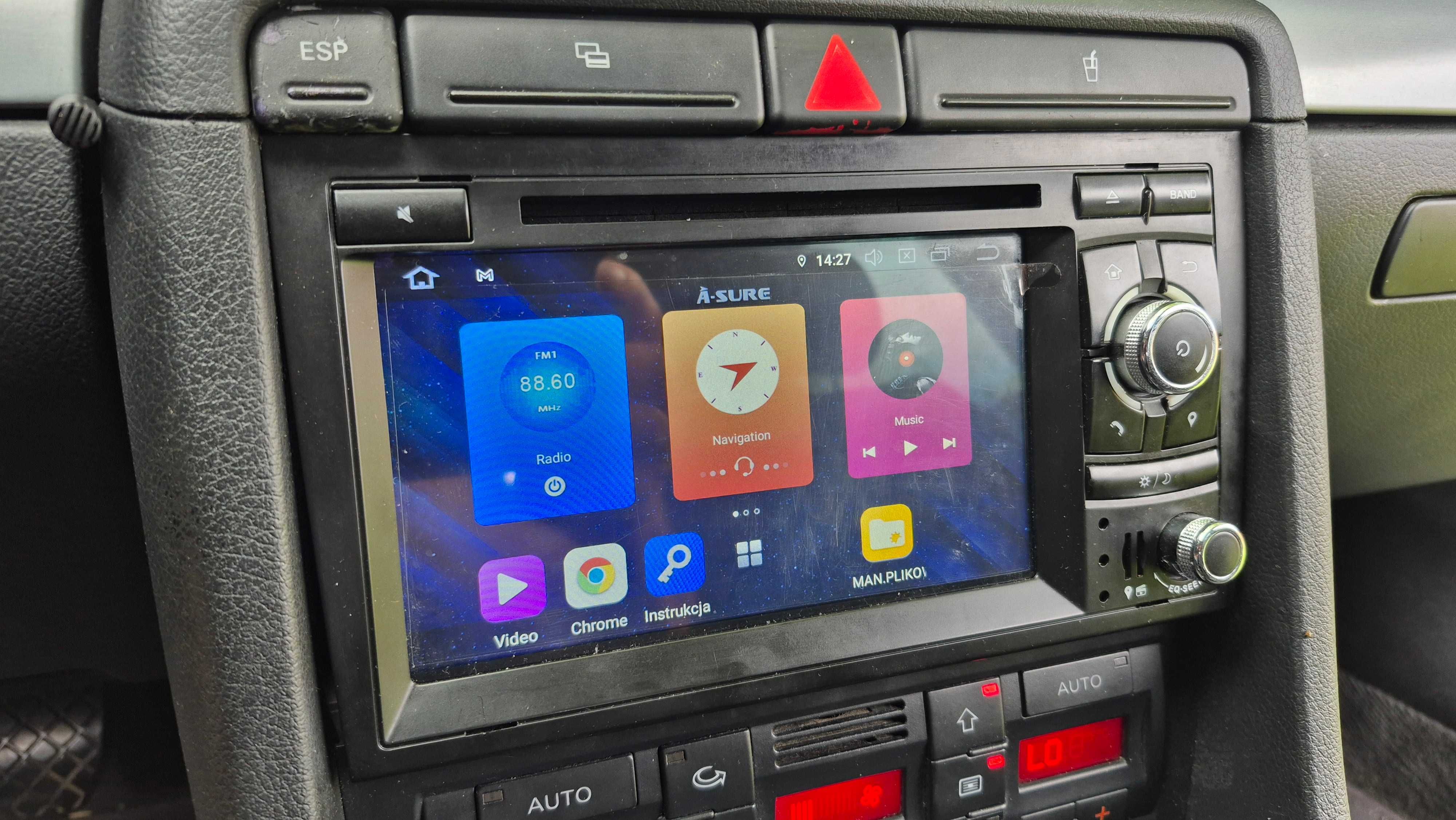 Radio 2Din Android Audi A4 B6 B7 Bluetooth Nawiga Zestaw głośnomówiący