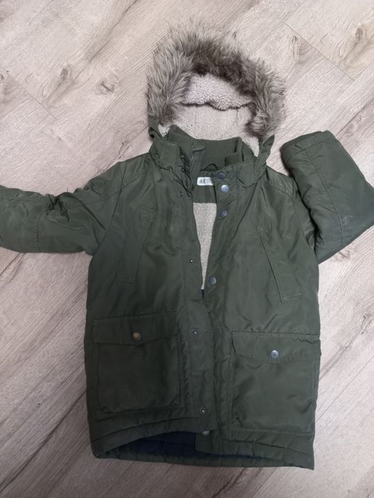 Kurtka zimowa parka H&M 122