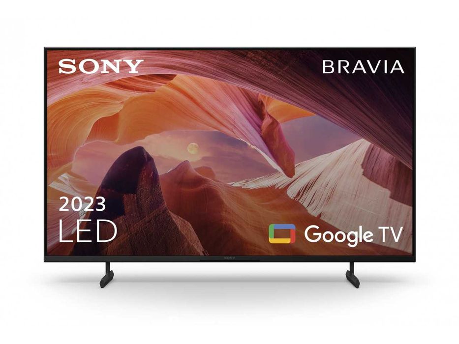 телевізор Sony BRAVIA, KD-55X80L, LED, 4K HDR, Google TV, Smart TV