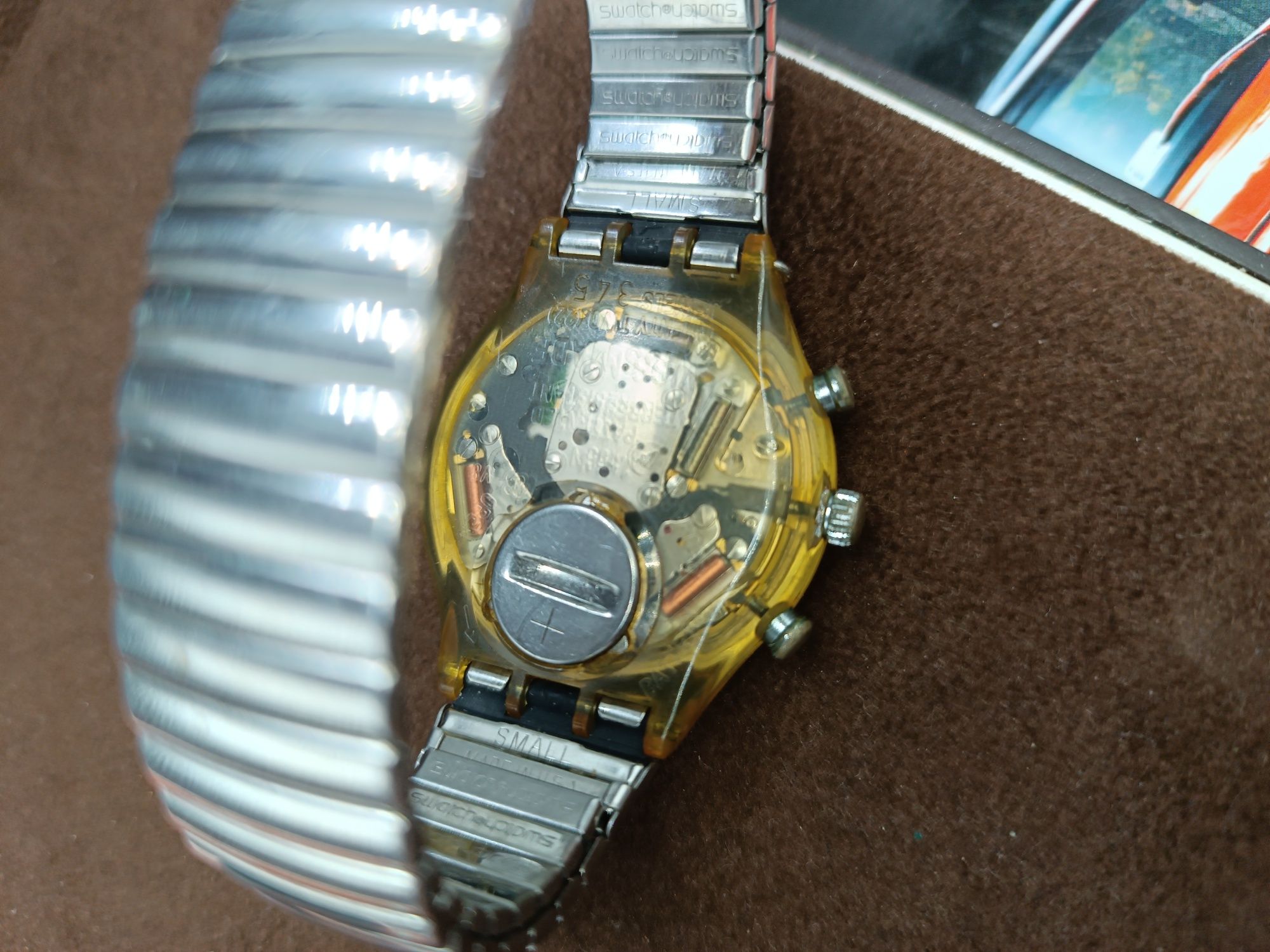 Zegarek damski Swatch Swiss quartz chronograf
