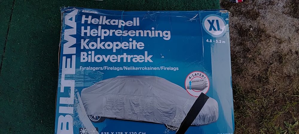 Plandeka pokrowiec XXL auto 4 warstwowa