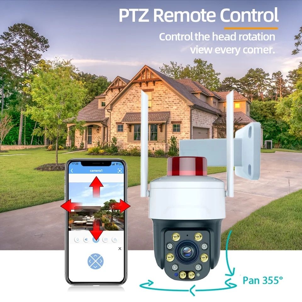 Камера Tuya 5mp 50×zoom Wifi відеонагляд туя смарт лайф smart life
