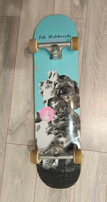 Deskorolka fish skateboards bubble gum