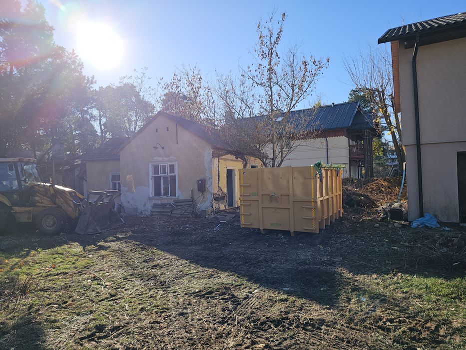 Odbiór gruzu, odpadów- Kontenery, Bigbagi