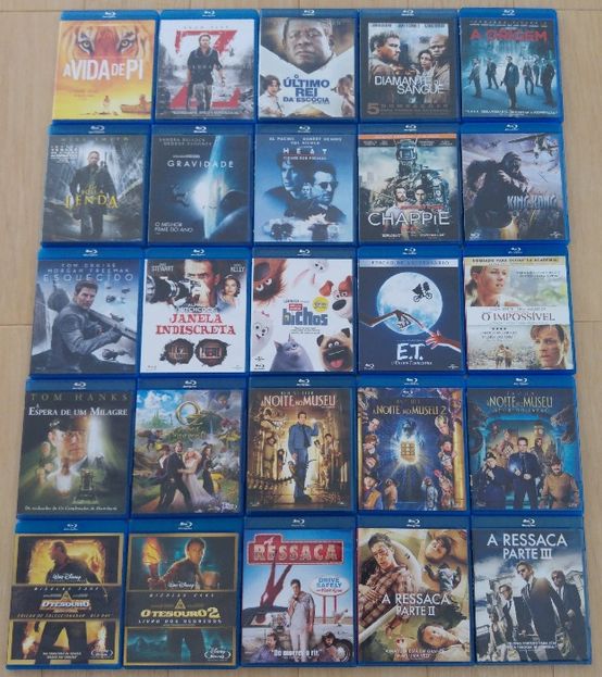 Conjunto de Blurays - Parte 2