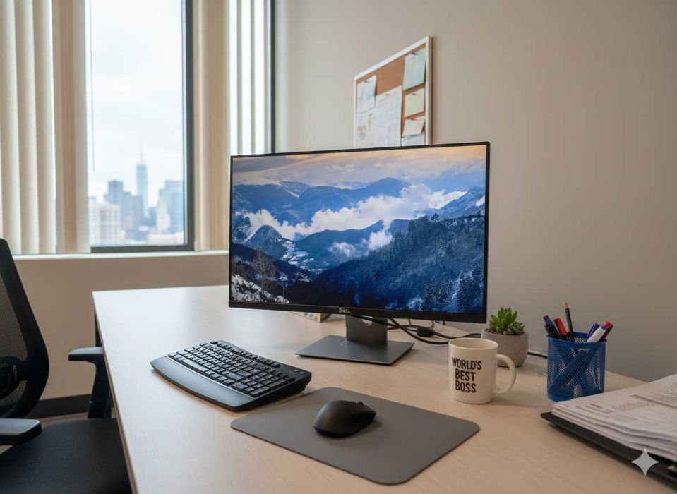 Dell P2219h monitor 21,5" FullHD, bezramkowy, IPS, LED