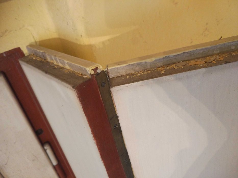 Drzwi drewniane balkonowe podwójne