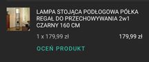 Lampka z półką stan bardzo dobry.