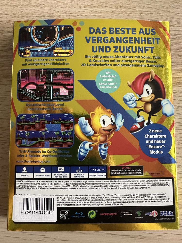 Sonic Mania Plus PS4