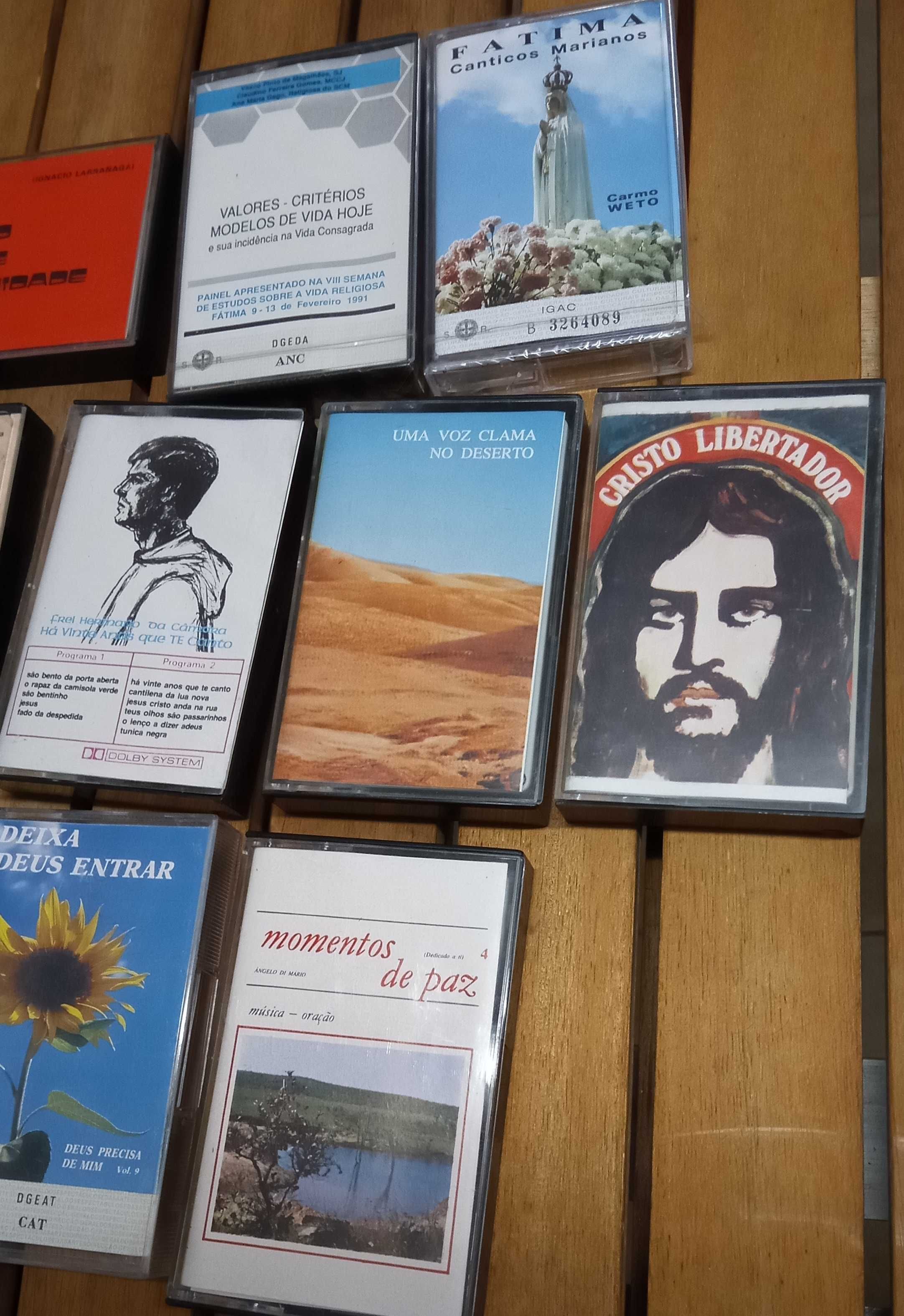 Cassetes áudio musicas variadas, o lote todo por 5€