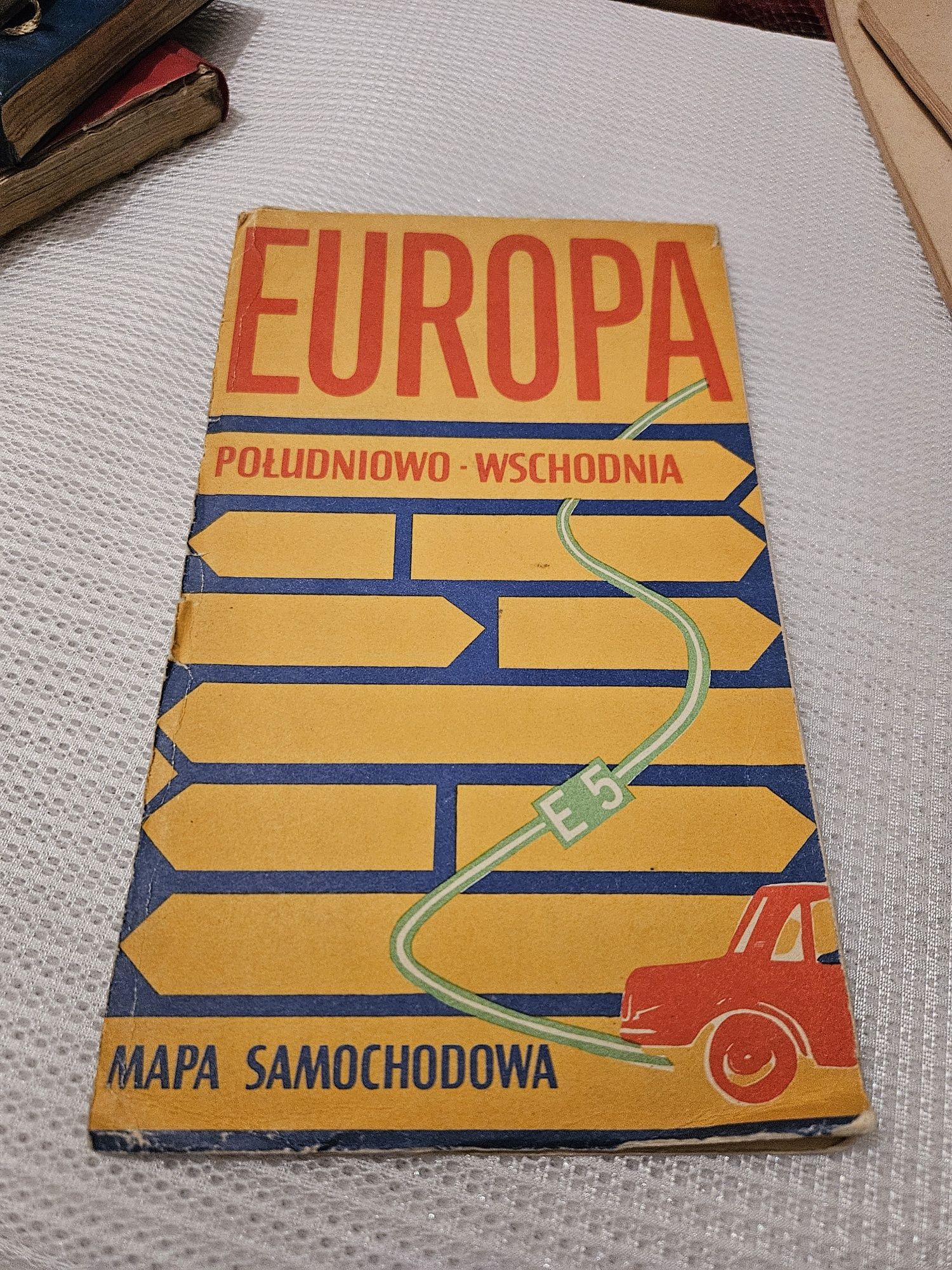 Mapa samochodowa Europy prl południowo wschodniej