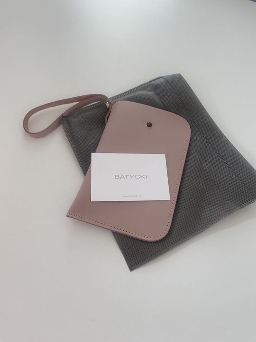 Batycki etui na telefon skórzane