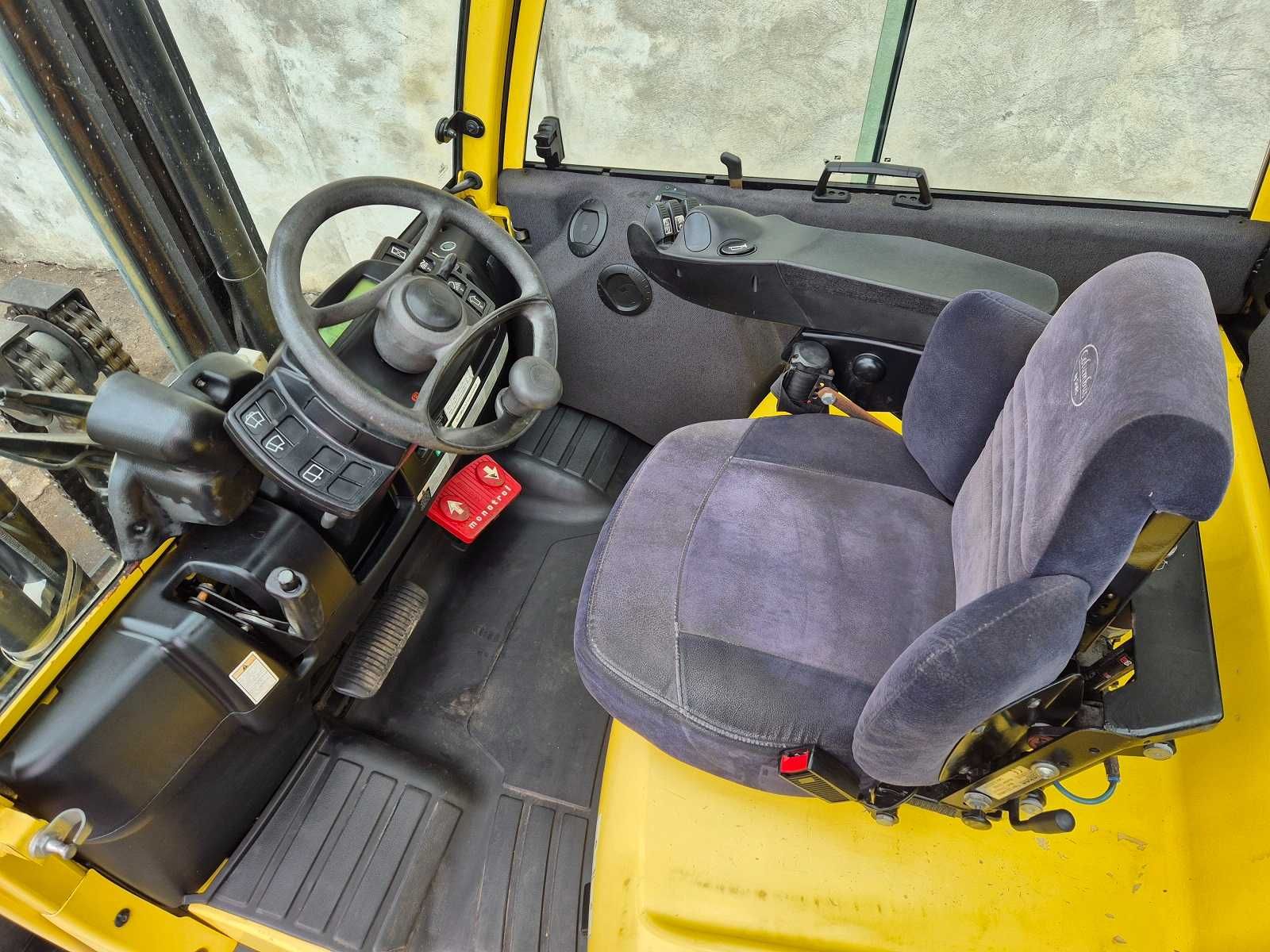 Hyster 5000kg • tylko 3000 mtg • wolny skok • kabina • wózek widłowy