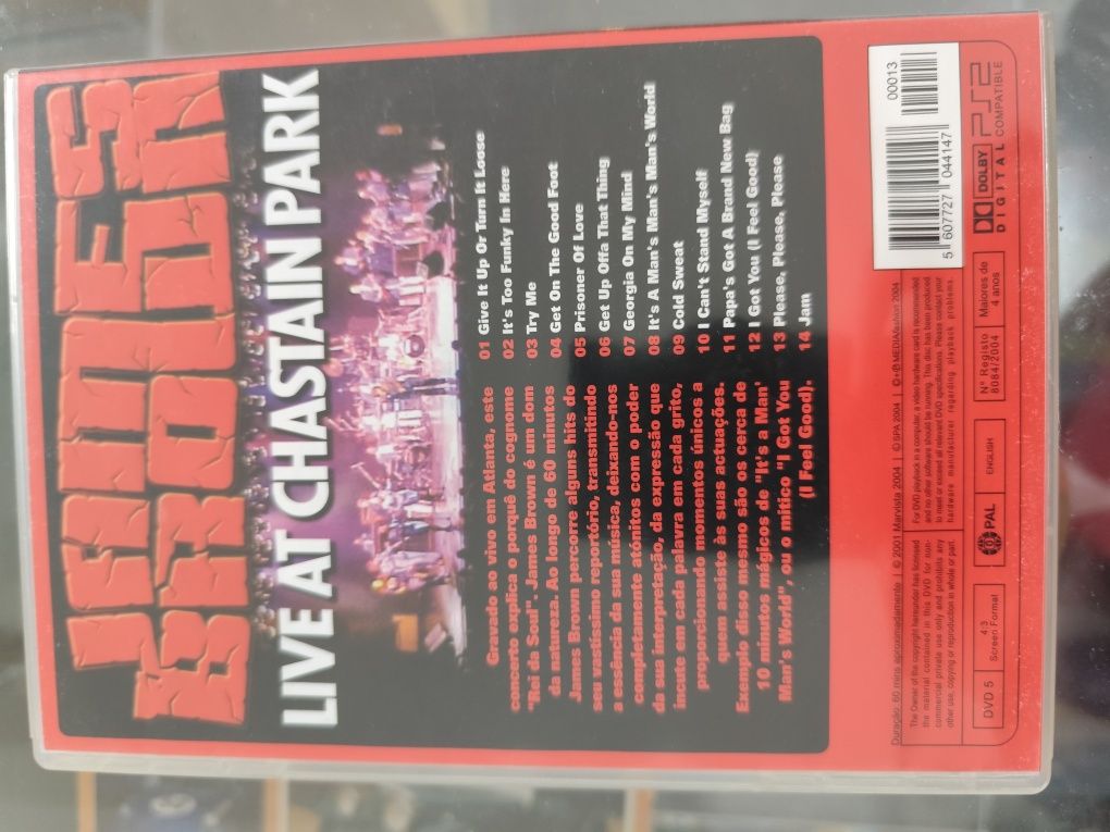 DVD James Brown Chastain Park LIVE