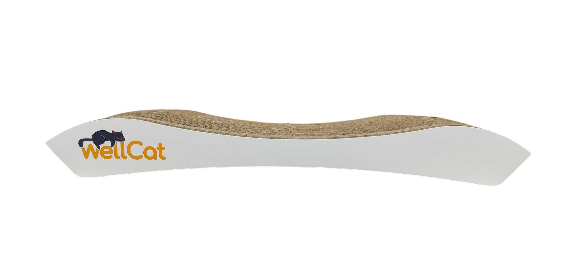 Картонна лежанка кігтеточка WellCat Mini когтеточка дралка + будиночок