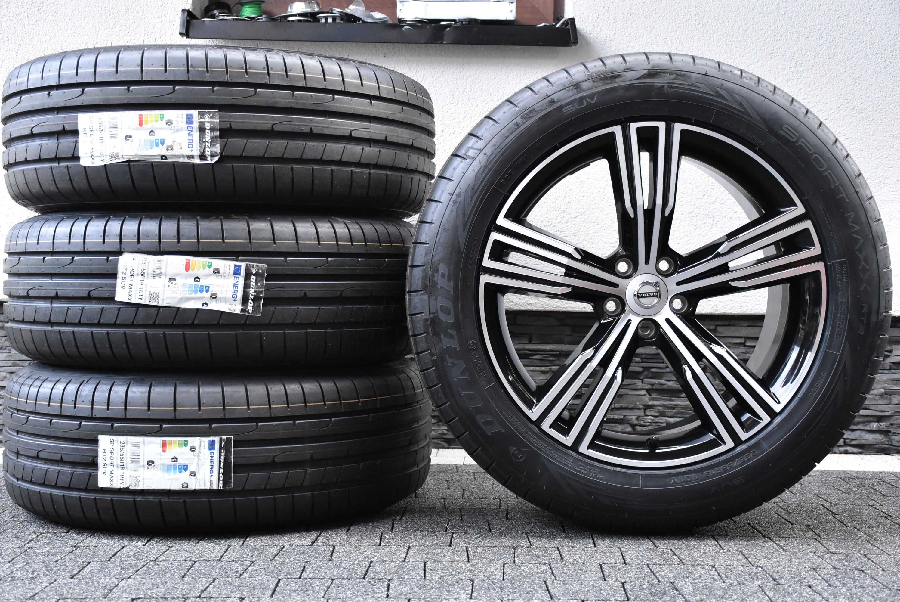 Nowe koła OEM VOLVO XC60 XC90 19" NOWE Dunlop 2024r
