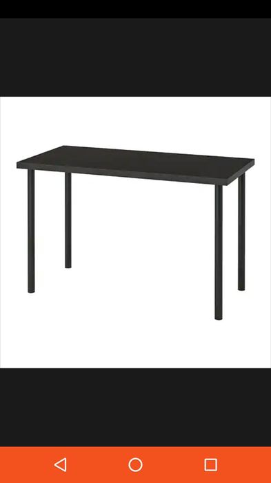 Mesa de cozinha, preta nova