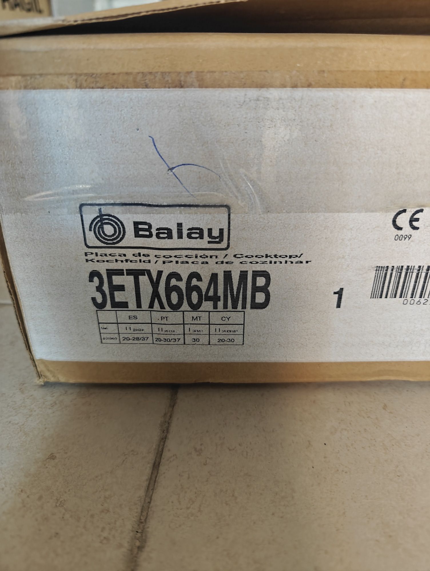 Balay placa gás 60cm