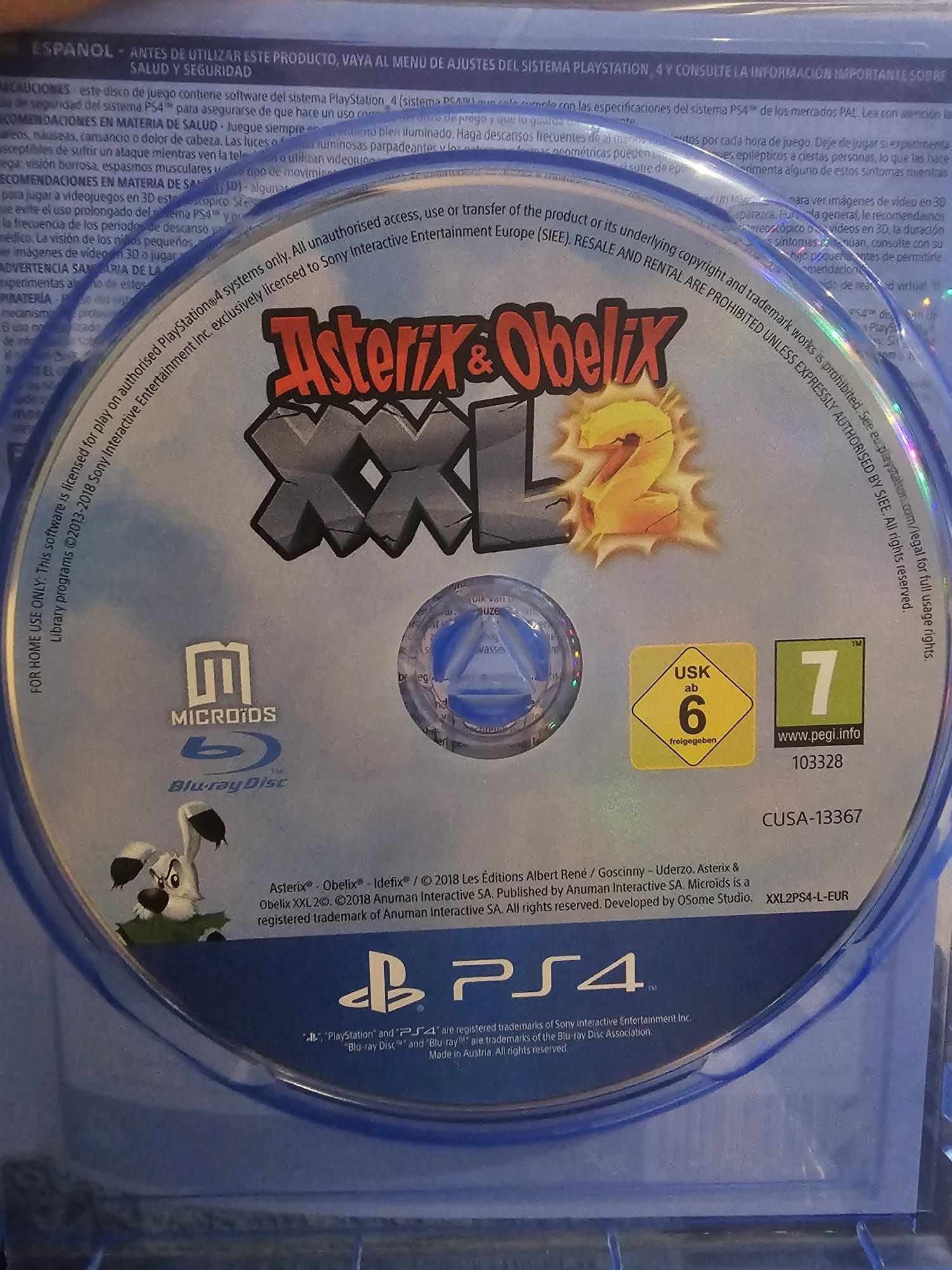 Gra asterix&Obelix xxl2. Ps4