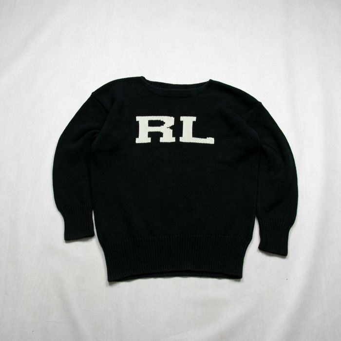 Ralph Lauren RL logo sweter dzianinowy L męski