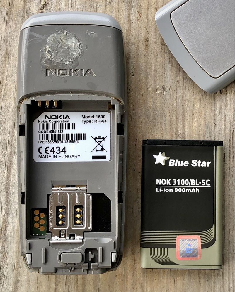 Sprawna stara NOKIA 1600 typ RH-64 retro telefon komórkowy solidny !!!