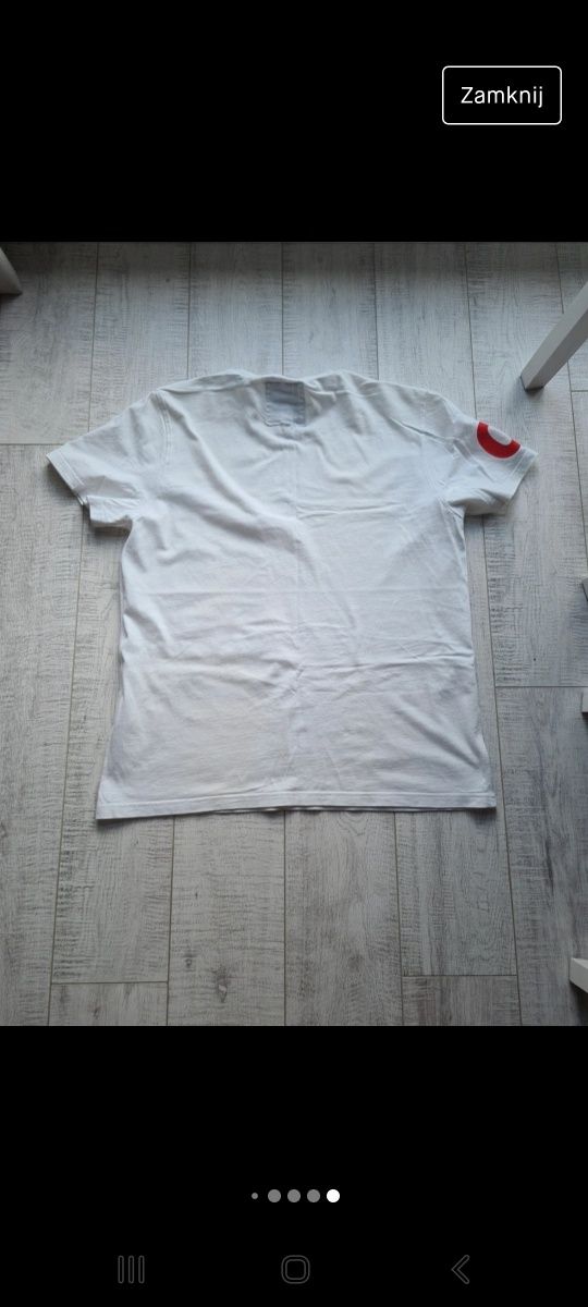 Bluzka T-shirt biala super dry 2xl XXL