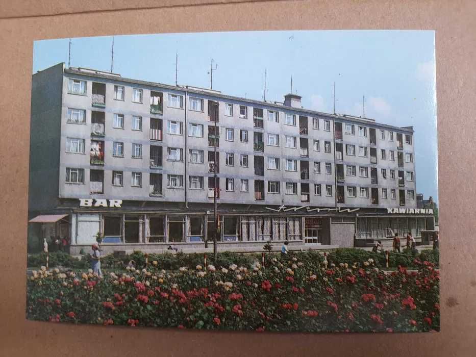 PRL 2 pocztówki DZIERŻONIÓW - ASTORIA, Osiedle BŁĘKITNE rok 1986